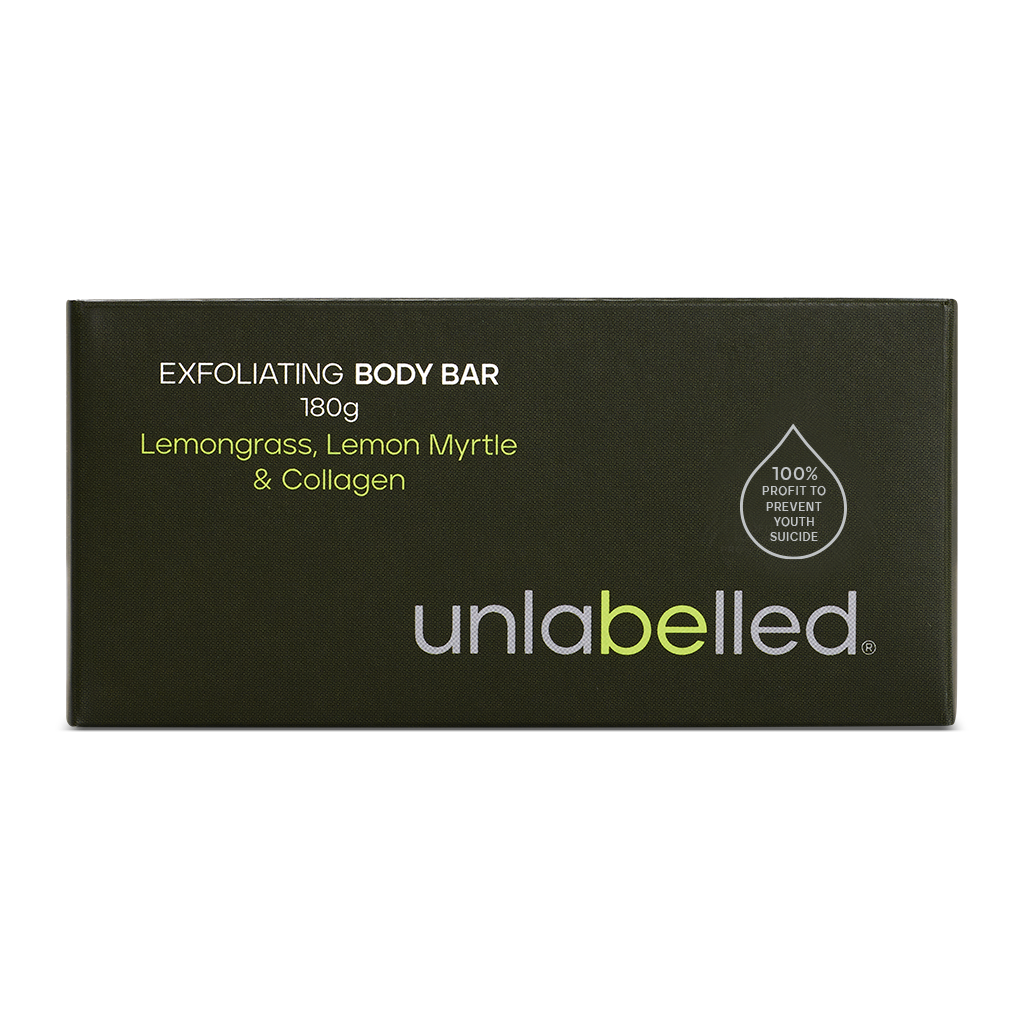 Exfoliating Body Bar - Lemongrass, Lemon Myrtle & Collagen